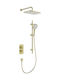 KFA Built-in Mixer Phone & Shower Head Set for Shower Gold