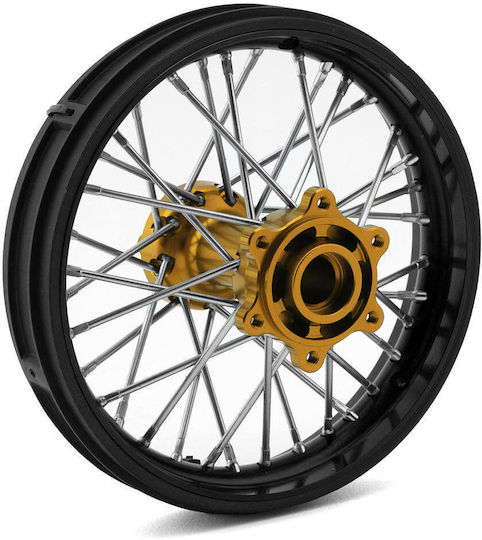 Pro-line Promoto-mx Pro-spec Aluminum V2 Bead Pre-assembled Rear Wheel Black Gold Losi Promoto-mx