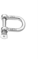Pig & Hen D-shackle 3mm Silver