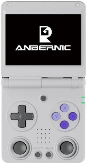 Anbernic Rg 34xxsp Console 3.4 Inch Ips Linux Retro Quad Core Cortex-a53 Processor 5g Wifi Shell Dual Joystick 64g+128g Grey