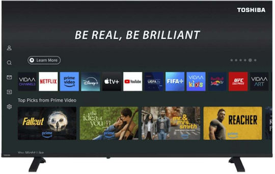 Toshiba Smart Τηλεόραση 43" 4K UHD LED 43QV1563DG HDR (2025)
