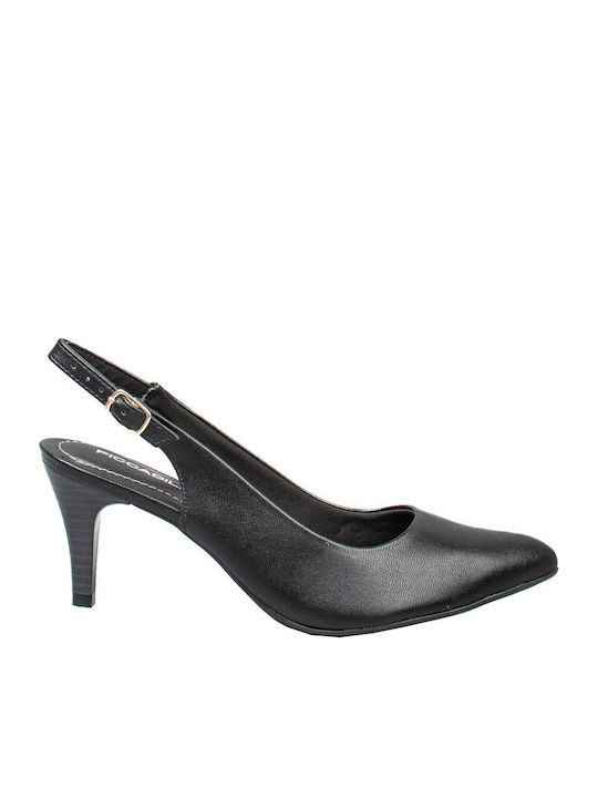Piccadilly Pointed Toe Heels with Strap and Hig...
