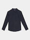 Kids Shirt Short-Sleeved Smart Blue