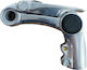 Zoom Hl Tds-c533-8 Iso-p 110 Mm Bicycle Handlebar Stem A-head Adjustable 25.4/110mm Silver