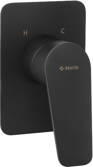 Deante Mischpult Eingebaute Wasserhähne für Dusche Schwarz 5908212097748 Deante Mischpult Eingebaute Wasserhähne für Dusche Schwarz 5908212097748