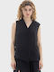 Sleeveless Women's Shirt Black