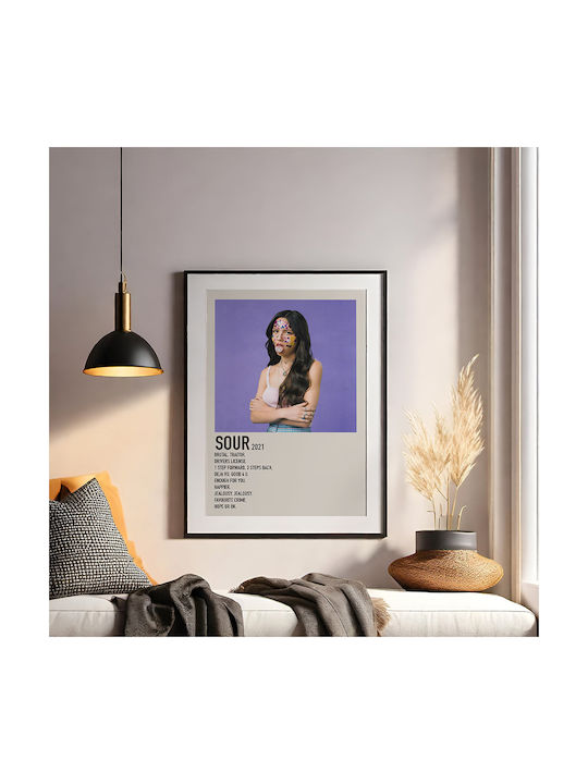 Music Poster Sour Olivia Rodrigo Ms607 30cm X 4...
