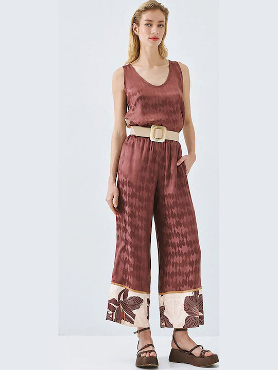 Women's Satin Pantaloons Choco