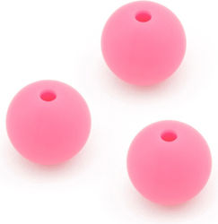 Diva Perlen & Pailletten Silikonkette Maulkorb 9mm Fuchsien