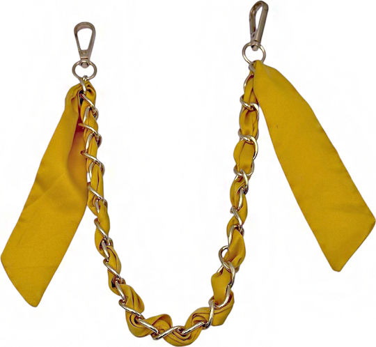 0078 Taschenhenkel Stoffkette Savil Gelb