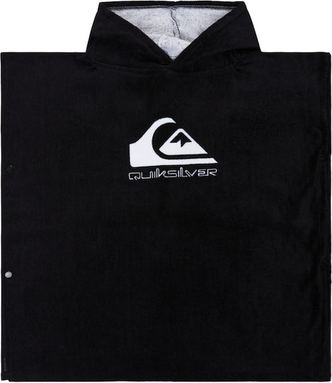 Quiksilver Kinder Strandponcho Schwarz