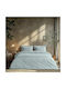Beauty Home Art 1700 Harmony Подредба Калъфки за Възглавници с Корица за Плик Светлосин 52x73см 1700ΜΞ-Сиел