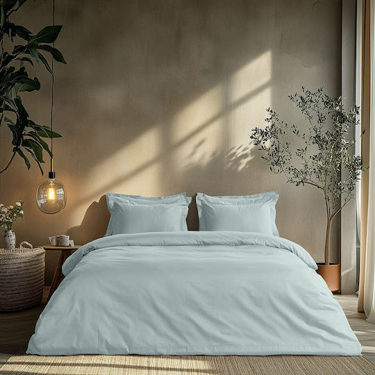 Beauty Home Art 1700 Harmony Подредба Калъфки за Възглавници с Корица за Плик Светлосин 52x73см 1700ΜΞ-Сиел