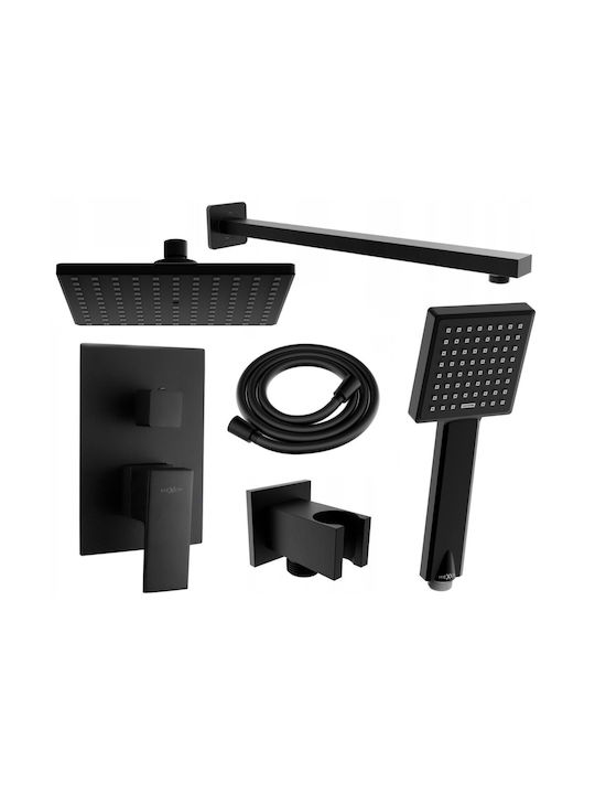 Mexen Built-in Mixer Mouthpiece Telephone & Shower Head Set for Shower