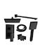 Mexen Built-in Mixer Mouthpiece Telephone & Shower Head Set for Shower
