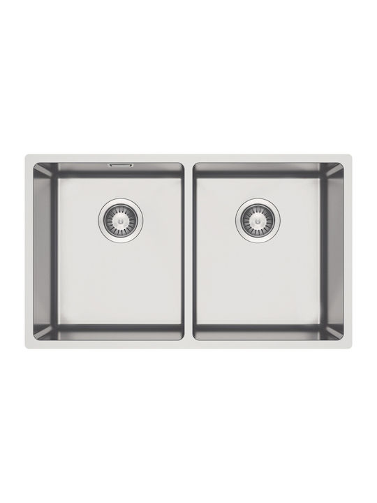 Deante Chiuvetă Sub Masă Inox Periat 44x74cm Gri
