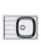 Franke Spark Skl Chiuvetă Bucătărie Drop-In Inox 43.5x62cm Gri 7612986387544