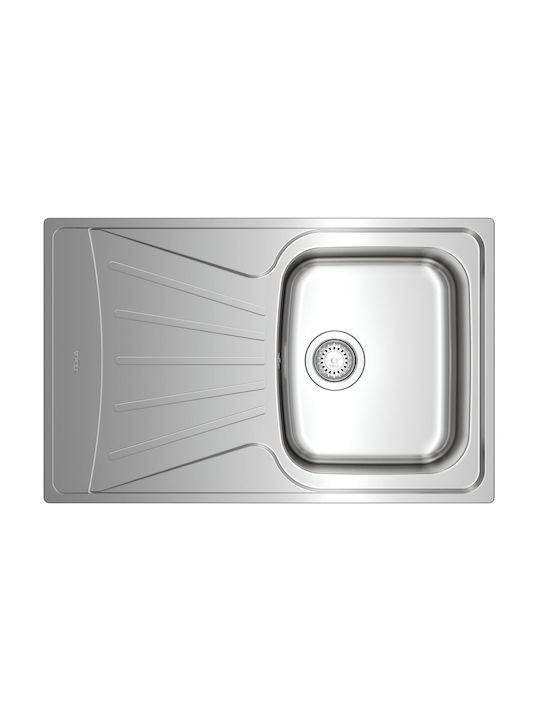 Teka Drop-In Kitchen Sink Inox L50xW79cm Gray