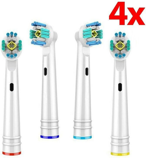 Denix Toothbrush Head Oral-b Eb-25p Floss 4 Pcs Thorough Oral Hygiene