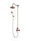 Omnires Shower Column with Bathtub Mixer Copper