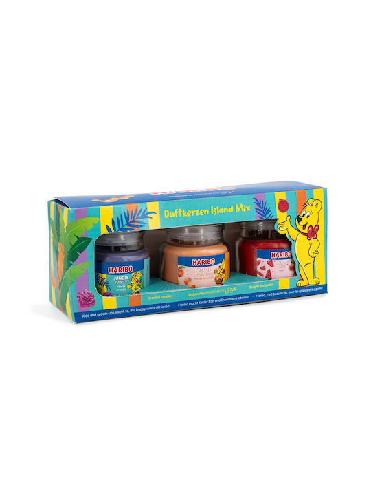 Haribo Lumânare Aromatică Cu Miros De Nucă De Cocos 85gr 3 Bucăți