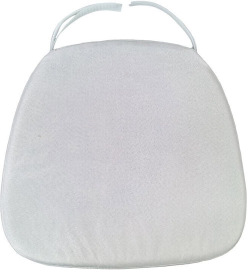 Pakketo Perne Pentru Scaune De Grădină Albă 38x39.5cm Pakketo Perne Pentru Scaune De Grădină Albă 38x39.5cm