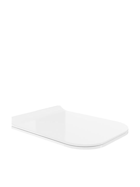Mexen Capac WC Slim Închidere Lentă Plastic Alb
