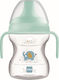 Mam Learn To Drink Cup Baby Sippy Cup Silicone with Handles Turquoise for 6m+ 190ml
