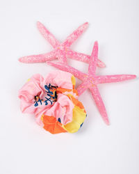 Scrunchy Samt Größe One Size Rosa Blumen