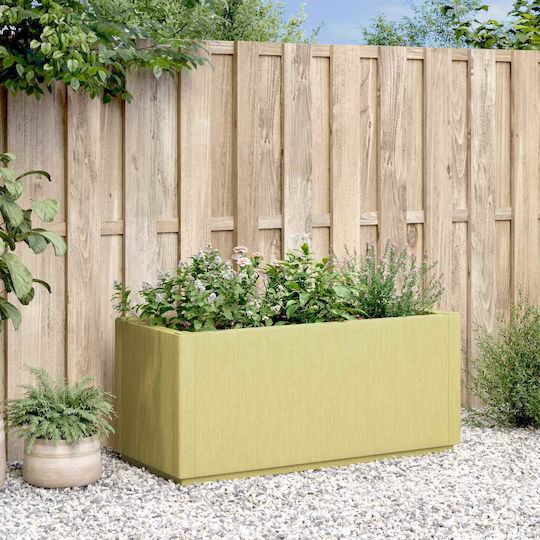 vidaXL Garden Planter Plastic Green