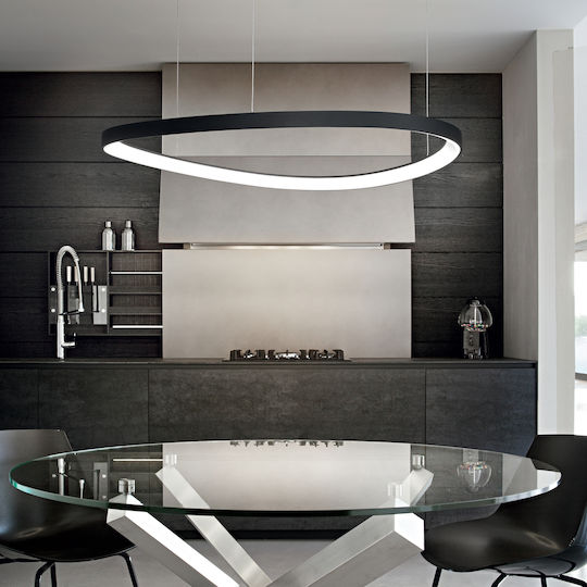 Ideal Lux Deckenleuchte Schwarz 42x42cm