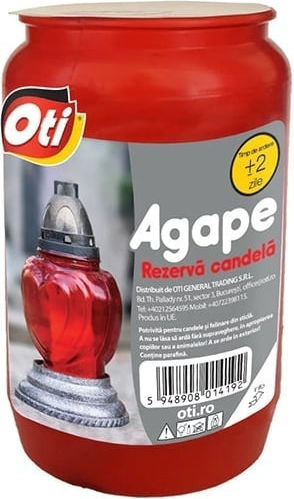 Candle Refills 2-day Duration Agape Red Oti131419
