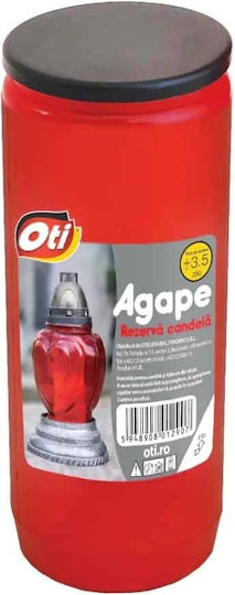 Lumânare Durată 3,5 Zile Agape Alb Oti131290