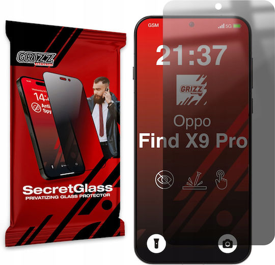 Grizzglass Secretglass Sticlă Matte Privacy Pentru Oppo Find X9 Pro
