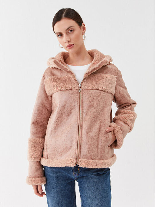 Damen Sport Jacke Rosa