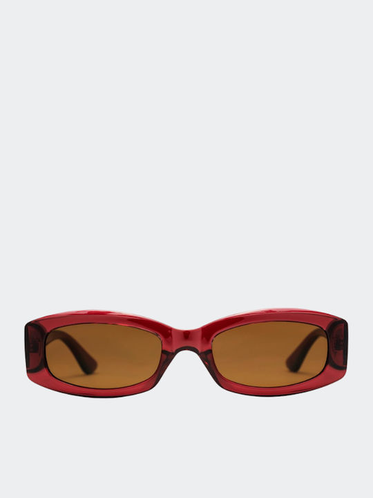 Chpo Unisex Sunglasses with Burgundy Frame and ...