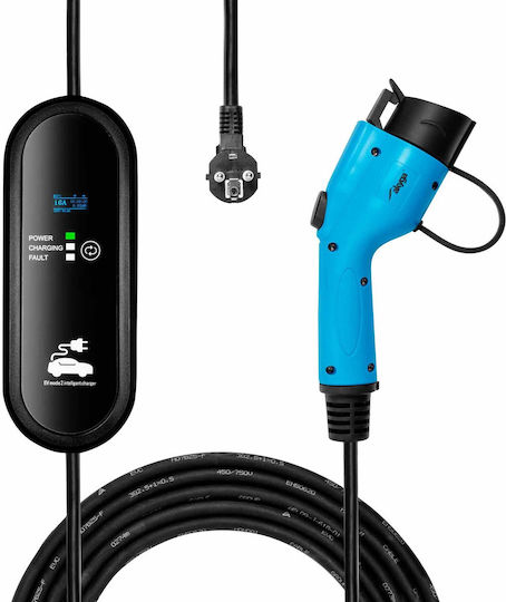 Akyga Portable Single Phase Charging Station 3.8kW with Built-in Type 2 Cable (AK-EC-18)