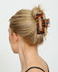 Claw Clip Hair Brown Black 82117
