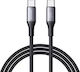 Joyroom USB 2.0 USB-C Male To USB-C 60W PD Cable Black 2m