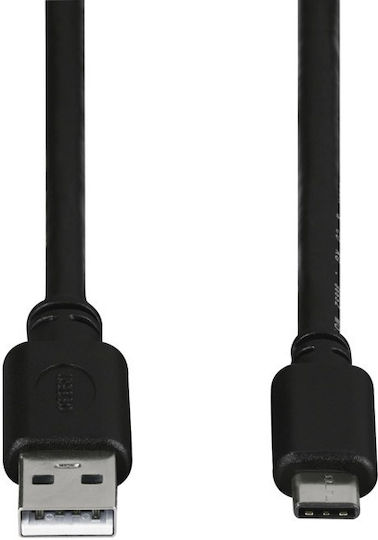 HAMA USB 2.0 Кабел USB-C Мъжки Черен 1м 00135722