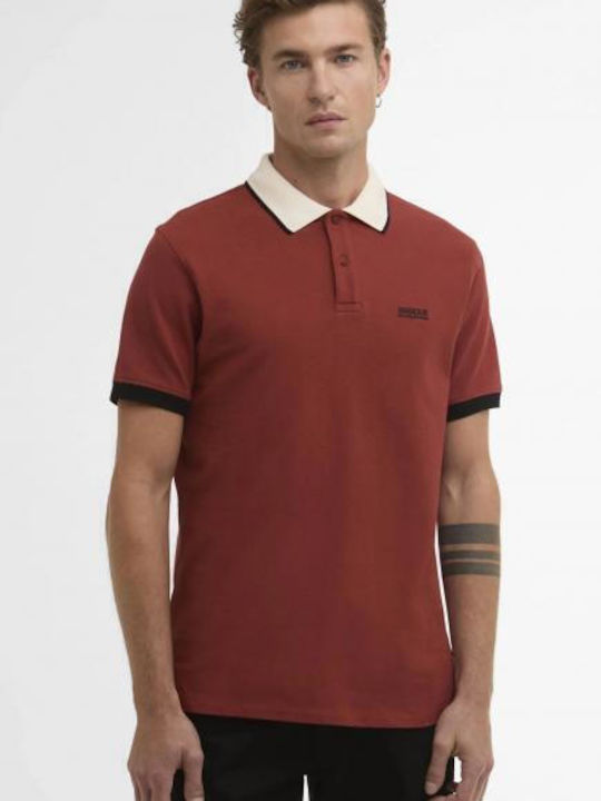 Barbour Polo Μπλούζα Burnt Henna