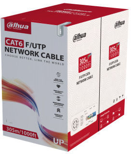 Dahua Cat6 Cpr Ofc Ftp Cable 305m 0.57mm Gray Pfm920i-6f-c