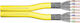 Digitus S/FTP Cat.7a (10Gbps) Καλώδιο Δικτύου Ethernet 500m Κίτρινο