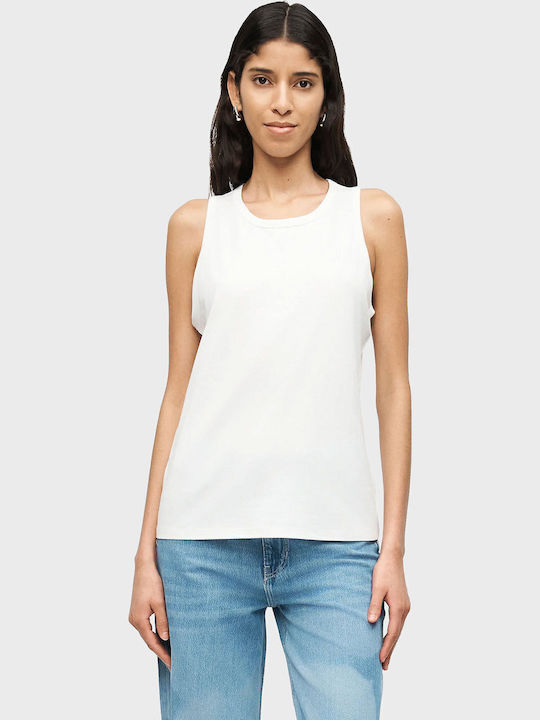 Women's Cotton Sleeveless Top White