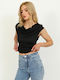 Damen Bluse Schwarz