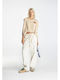 Women's Sleeveless Beige Blouse