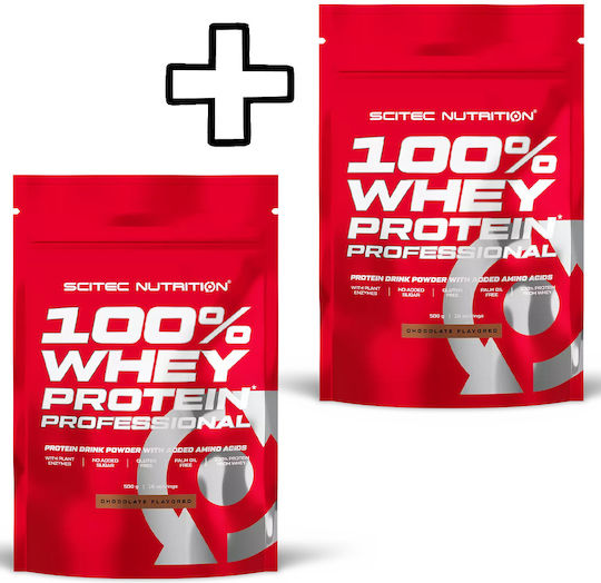 Scitec Nutrition 100% Whey Protein Professional 500g Chocolate & Scitec Nutrition 100% Whey Protein Professional 500g Pistachio White Chocolate Custom Bundle