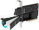 Αξεσουάρ Σκληρών Δίσκων Icydock 2x M.2 Nvme To Pcie 4.0 X8 Card Bifurcation