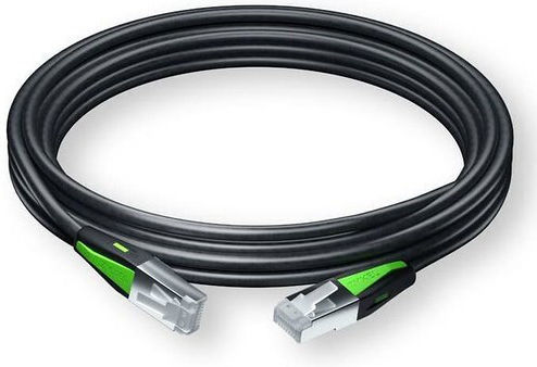 Zyxel U/UTP Cat.6a (Gigabit) Καλώδιο Δικτύου Ethernet 3m Μαύρο