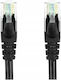 Accura U/UTP Cat.6 (Gigabit) Network Cable Ethernet 0.25m Black